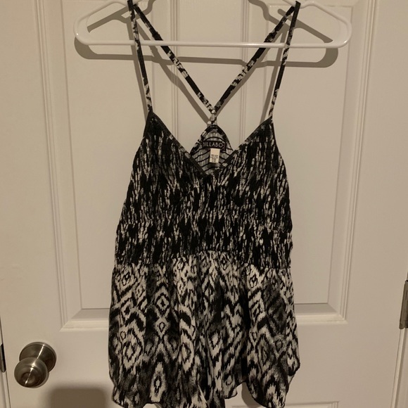 EUC Billabong Raceback Tribal Print Tank - Picture 1 of 4